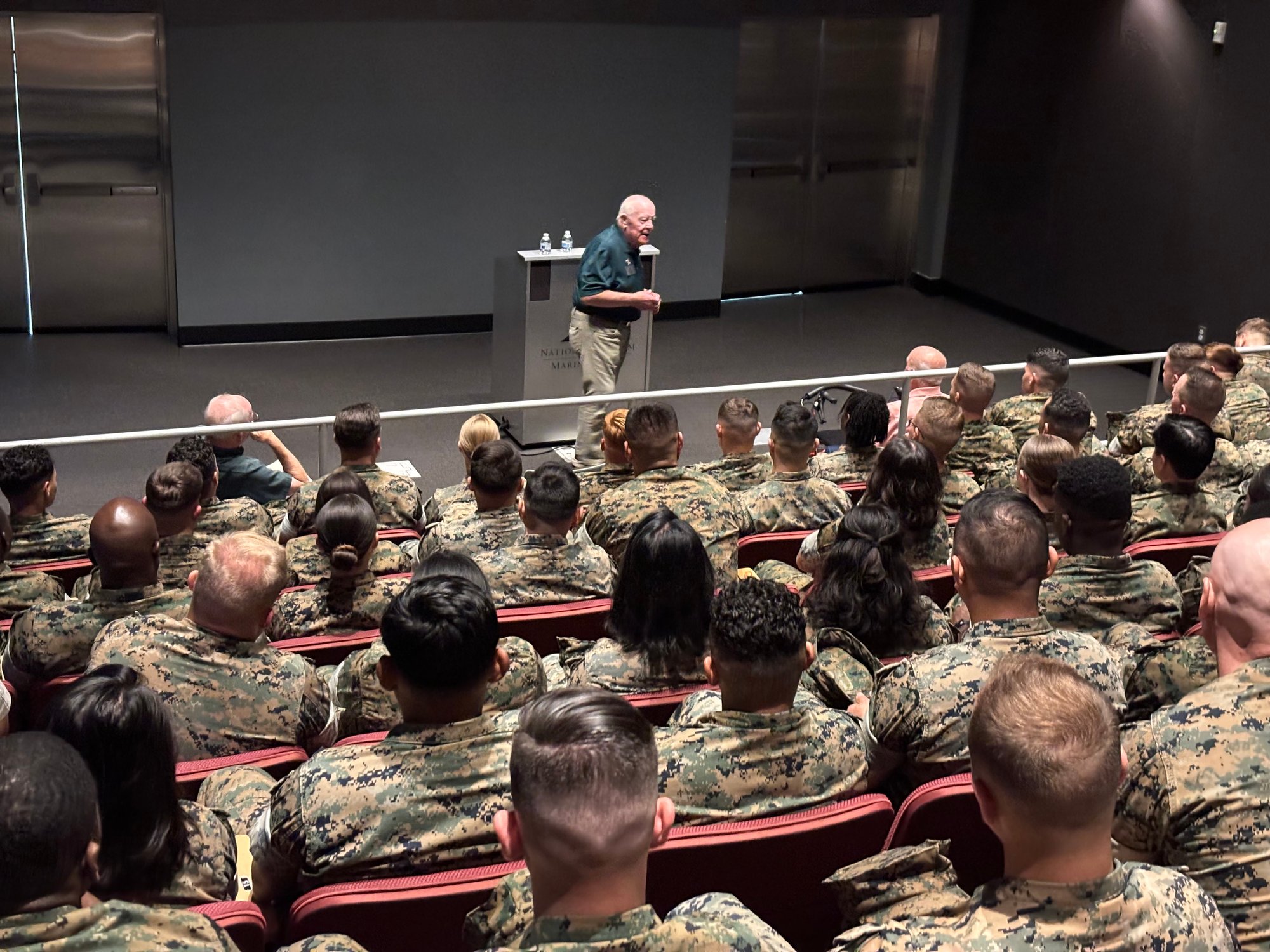 Military Group Visits the Museum