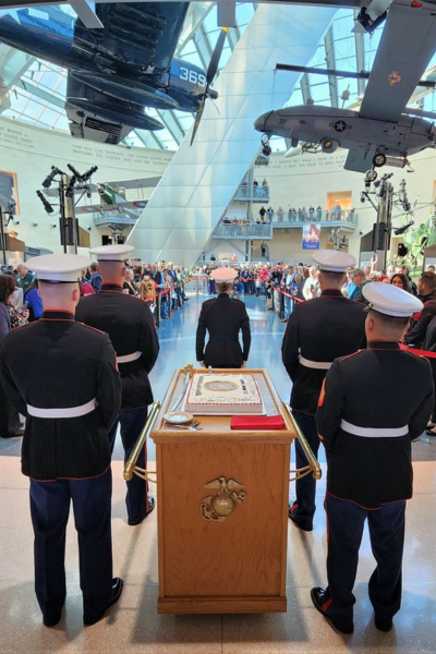 MCHF Calendar Image_USMC Birthday Cake Cutting