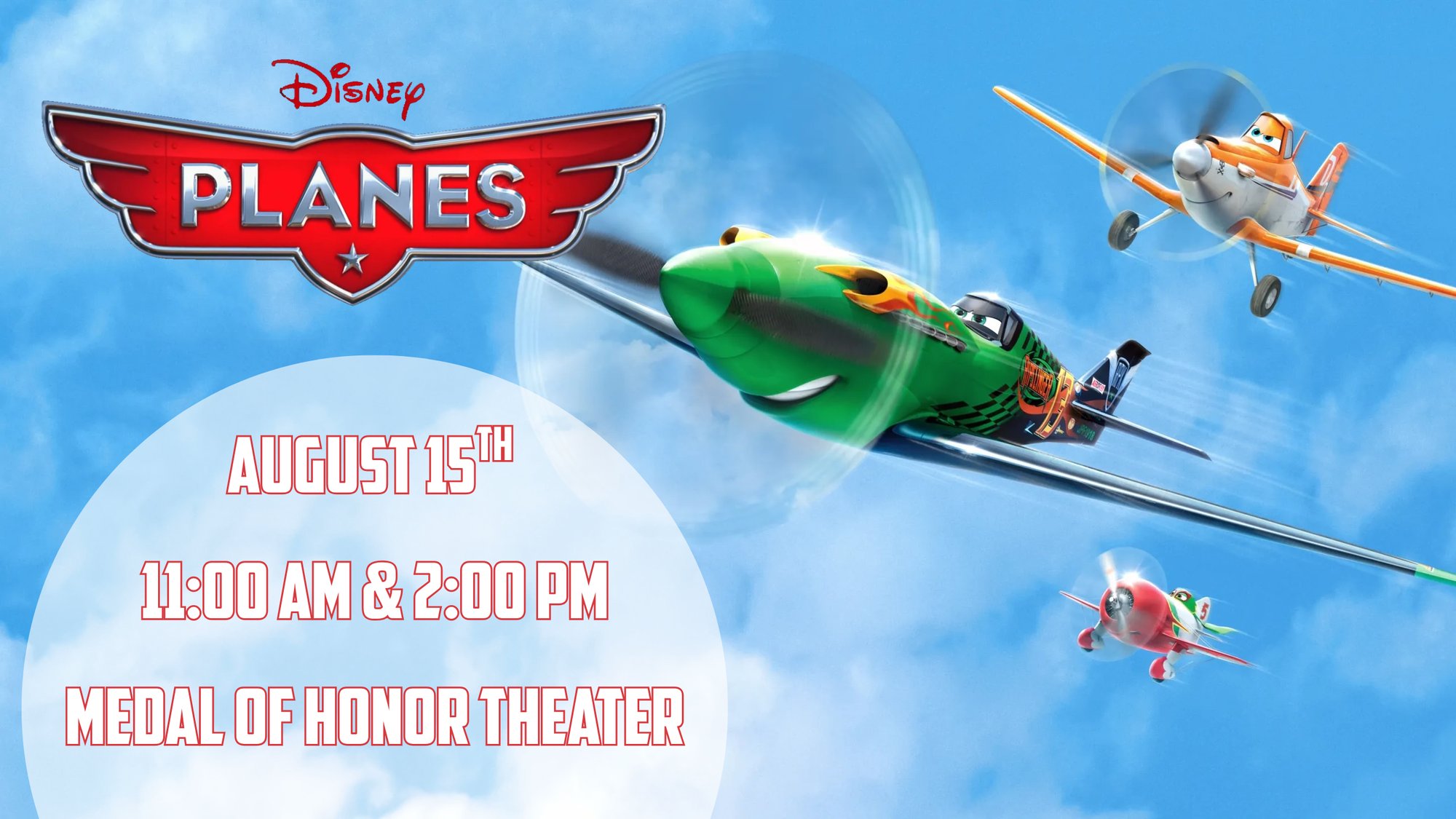 Planes event promo