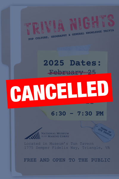 Trivia Night October 2025 Cancelled