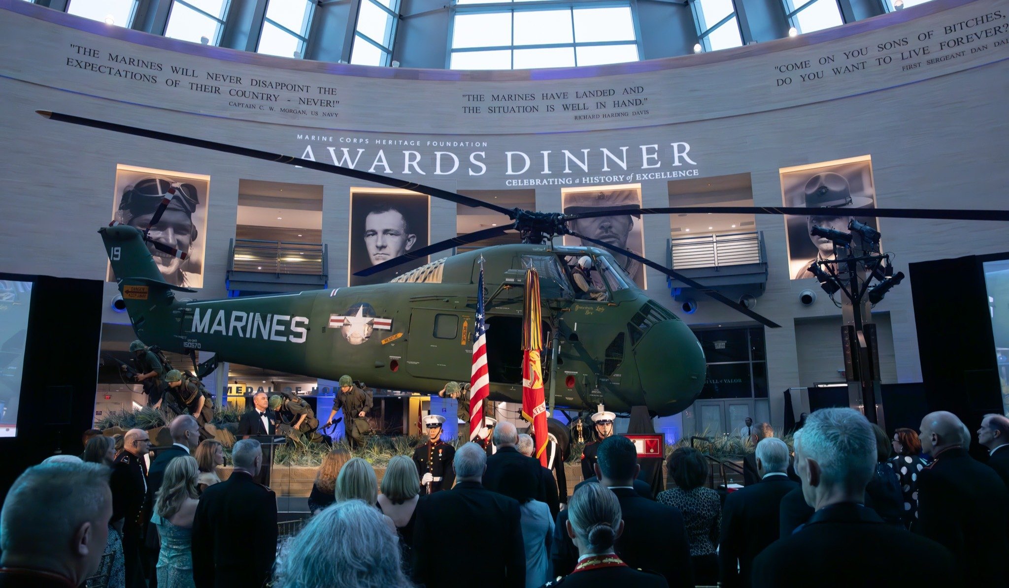 MCHF Annual Awards Dinner at the National Museum of the Marine Corps Honoring Excellence in Preserving Marine Corps History